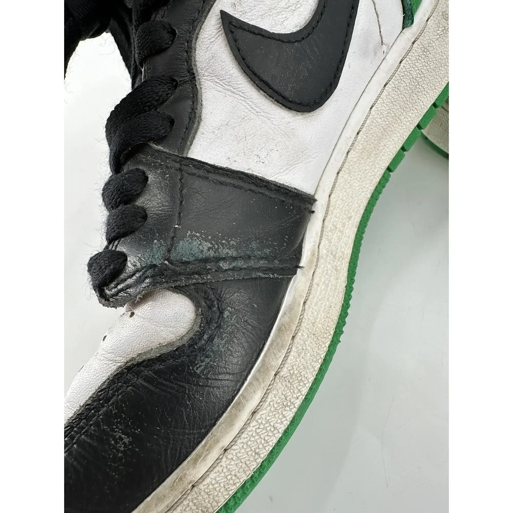 Nike Air Jordan 1 Retro Boys Size 6Y Green Athletic Shoes‎ Sneakers FD1437-031